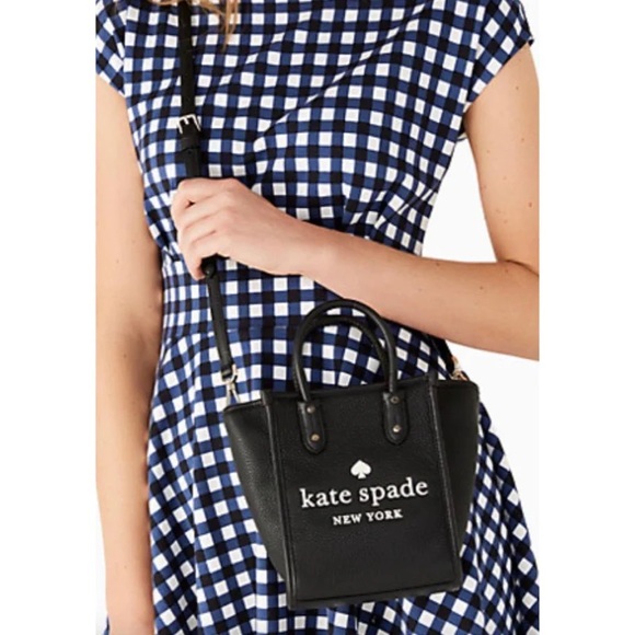 Kate Spade Mini Ella Crossbody Tote Black - Picture 9 of 9
